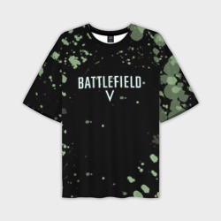 Мужская футболка oversize 3D Battlefield war games dice studio