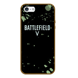 Чехол для iPhone 5/5S матовый Battlefield war games dice studio