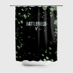 Штора 3D для ванной Battlefield war games dice studio