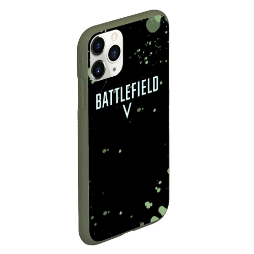 Чехол для iPhone 11 Pro матовый Battlefield war games dice studio, цвет темно-зеленый - фото 3