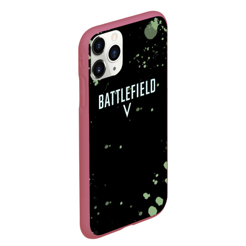 Чехол для iPhone 11 Pro Max матовый Battlefield war games dice studio, цвет малиновый - фото 3