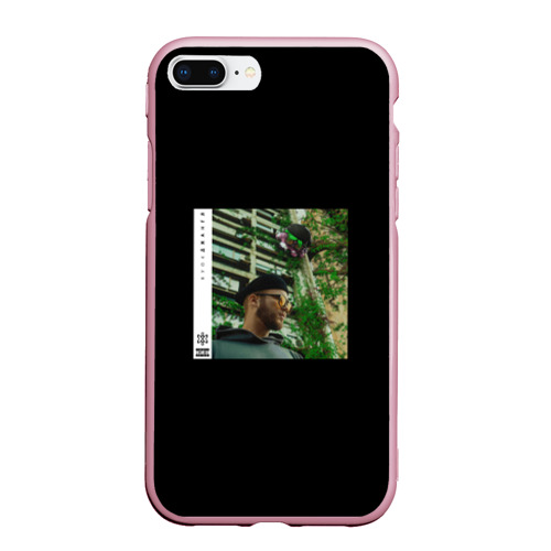Чехол для iPhone 7Plus/8 Plus матовый Куок - Джангл, цвет розовый
