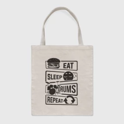 Шоппер BioNature Есть спать барабаны