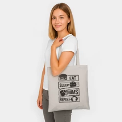 Шоппер BioNature Есть спать барабаны - фото 2