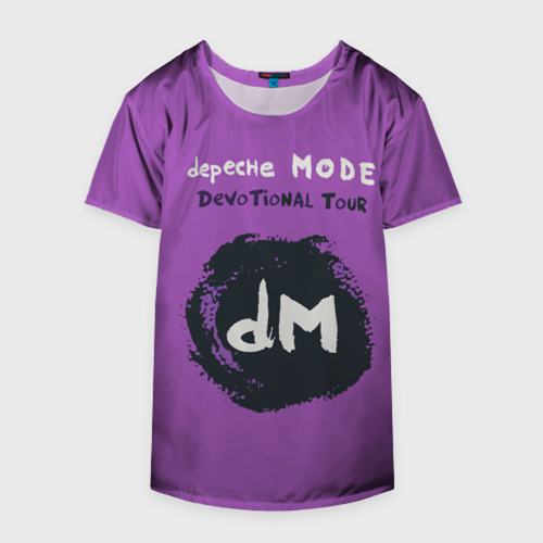 Накидка на куртку 3D Depeche Mode devotional tour, цвет 3D печать - фото 4