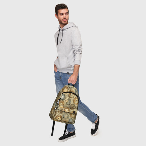 Рюкзак 3D Паттерн лесной ежик - фото 6