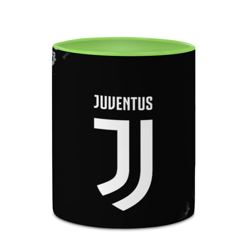 Кружка с полной запечаткой Juventus sport collection brend, цвет белый + светло-зеленый - фото 4