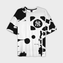 Мужская футболка oversize 3D New York yankees - baseball team pattern