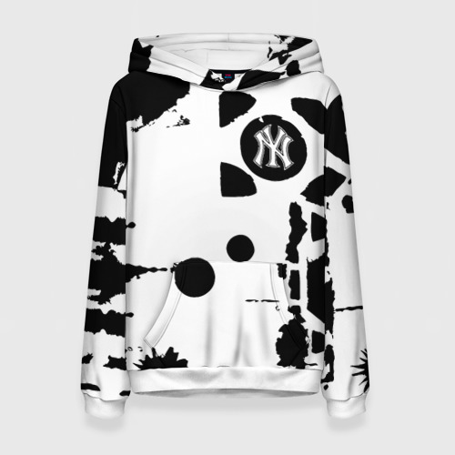 Женская толстовка 3D New York yankees - baseball team pattern, цвет 3D печать