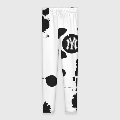 Леггинсы 3D New York yankees - baseball team pattern, цвет 3D печать