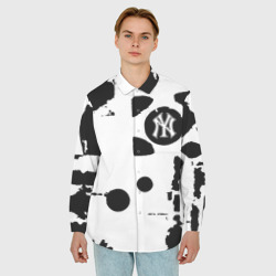 Мужская рубашка oversize 3D New York yankees - baseball team pattern - фото 2