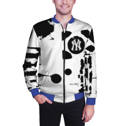 Мужской бомбер 3D New York yankees - baseball team pattern - фото 2