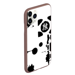 Чехол для iPhone 11 Pro Max матовый New York yankees - baseball team pattern - фото 2