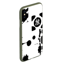 Чехол для iPhone XS Max матовый New York yankees - baseball team pattern - фото 2