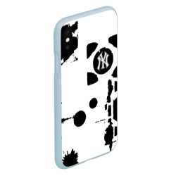 Чехол для iPhone XS Max матовый New York yankees - baseball team pattern - фото 2