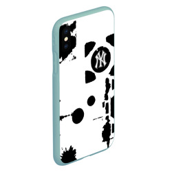 Чехол для iPhone XS Max матовый New York yankees - baseball team pattern - фото 2