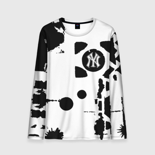 Мужской лонгслив 3D New York yankees - baseball team pattern, цвет 3D печать