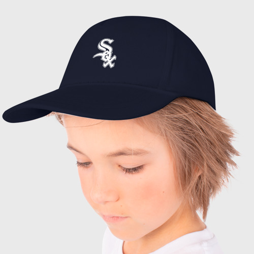 Детская бейсболка Chicago white sox - baseball, цвет темно-синий - фото 3