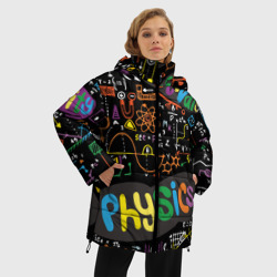 Женская зимняя куртка Oversize Физика и формулы - фото 2