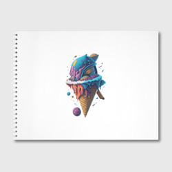 Альбом для рисования Рожок мороженое