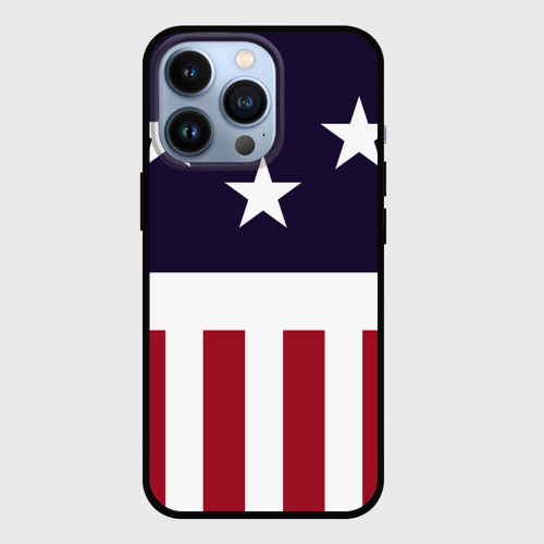 Чехол для iPhone 13 Pro с принтом Флаг Америки, вид спереди #2