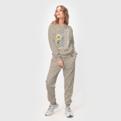 Женский костюм хлопок Ромашка streetwear - фото 2