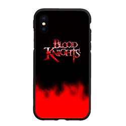 Чехол для iPhone XS Max матовый Blood Knights vampire masquerade flame