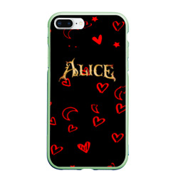 Чехол для iPhone 7Plus/8 Plus матовый Alice: Madness Returns love pattern