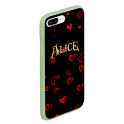 Чехол для iPhone 7Plus/8 Plus матовый Alice: Madness Returns love pattern - фото 2