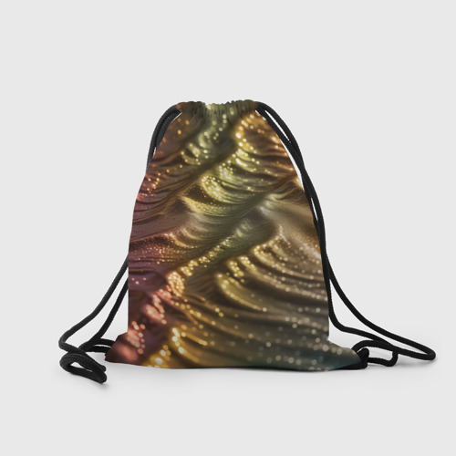 Рюкзак-мешок 3D Перламутровые ночные волны - фото 2