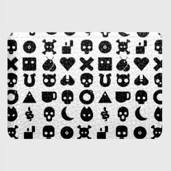 Картхолдер с принтом Love death robots pattern white - фото 2