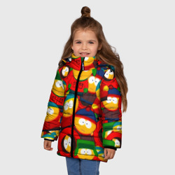 Зимняя куртка для девочек 3D Южный парк паттерн - фото 2