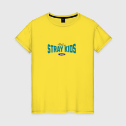 Stray Kids legendary – Женская футболка хлопок с принтом купить со скидкой в -20%