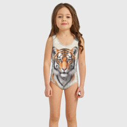 Детский купальник 3D Портрет тигр