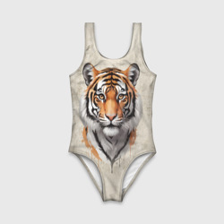 Детский купальник 3D Портрет тигр - фото 2