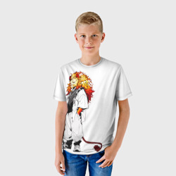 Детская футболка 3D Лев в стиле аниме - фото 2