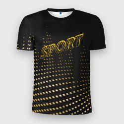 Спорт переход желтый – Мужская футболка 3D Slim с принтом купить со скидкой в -9%