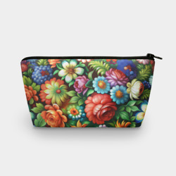 Косметичка 3D Жостово роспись цветы традиционный узор