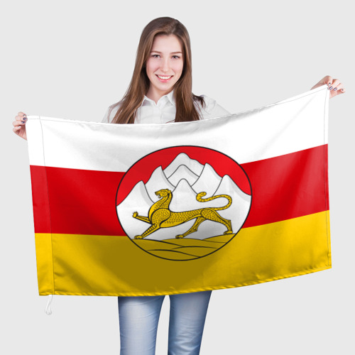Флаг 3D Осетия флаг и герб
