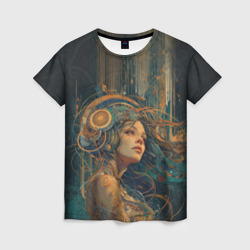 Ветренная ведьма  – Женская футболка 3D с принтом купить со скидкой в -26%