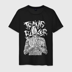 Travis Barker  – Мужская футболка хлопок с принтом купить со скидкой в -20%