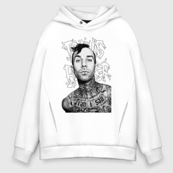 Мужское худи Oversize хлопок Барабанщик Travis Barker 