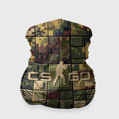 Бандана-труба 3D Counter Strike go - military pattern, цвет 3D печать