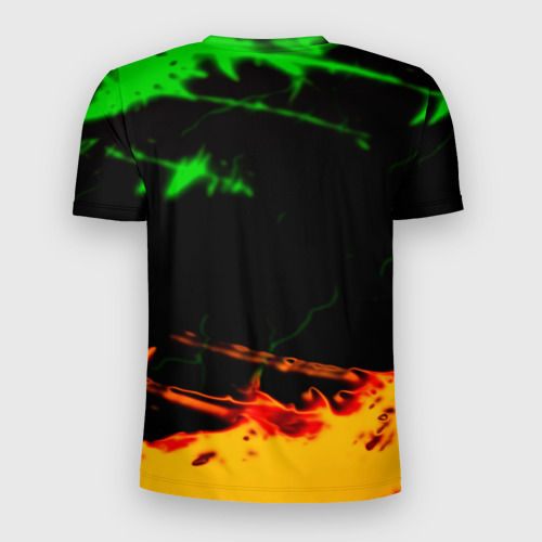 Мужская футболка 3D Slim Dayz зомби апокалипсис огненный стиль, цвет 3D печать - фото 2