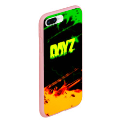 Чехол для iPhone 7Plus/8 Plus матовый Dayz зомби апокалипсис огненный стиль - фото 2