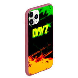 Чехол для iPhone 11 Pro Max матовый Dayz зомби апокалипсис огненный стиль - фото 2