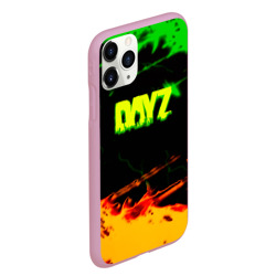 Чехол для iPhone 11 Pro Max матовый Dayz зомби апокалипсис огненный стиль - фото 2