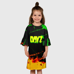 Детское платье 3D Dayz зомби апокалипсис огненный стиль - фото 2