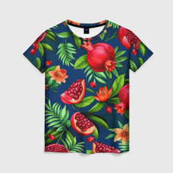 Гранатовое дерево – Женская футболка 3D с принтом купить со скидкой в -26%