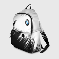 Рюкзак 3D BMW чёрные штрихи текстура